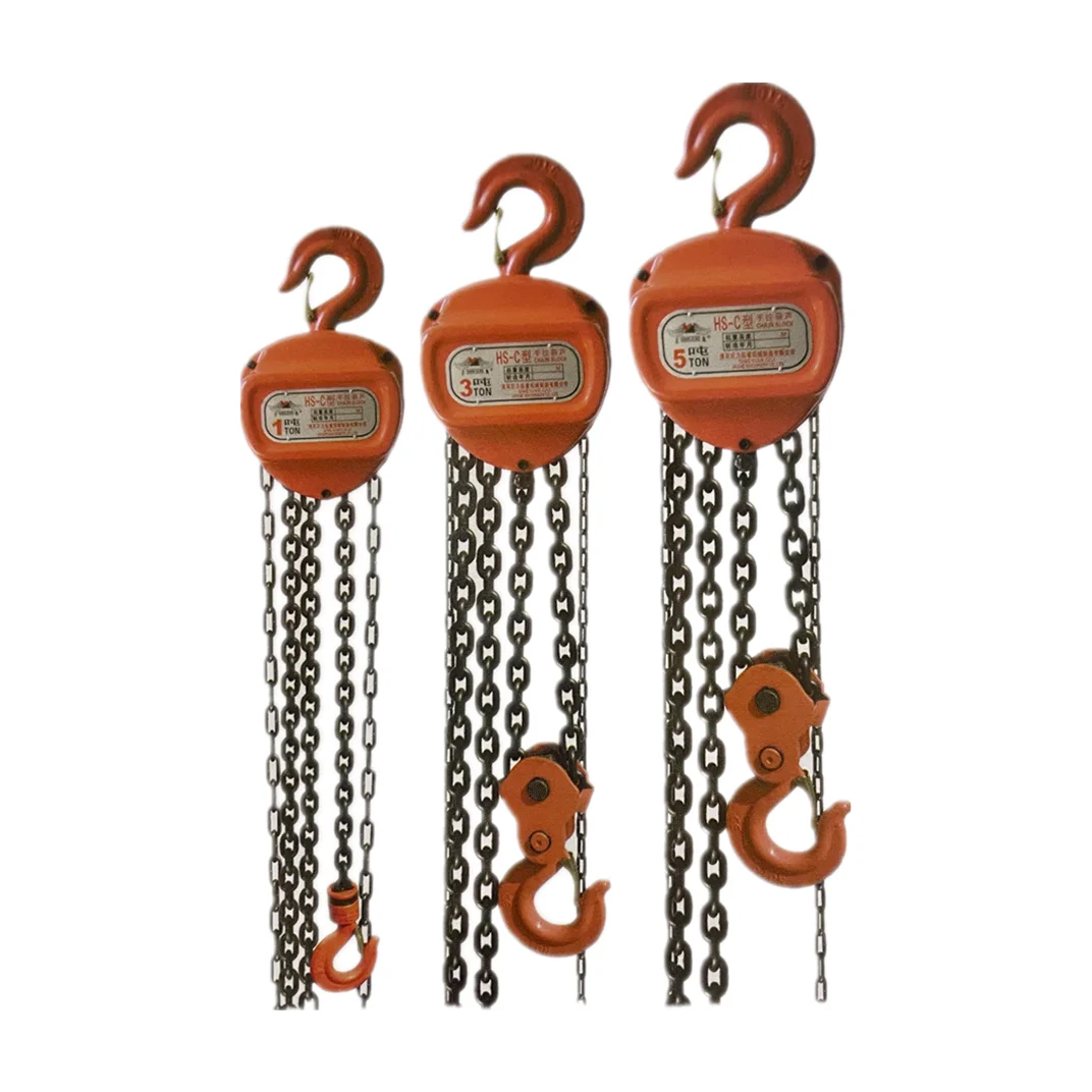 Certificated 2ton Manual Chain Block Hoist Heavy Duty pulley Equipment for lift