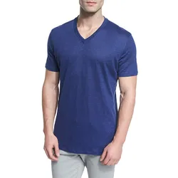 2021 New Pattern Breathable Plain Cotton 100% Double Mercerized Pima Cotton T shirt Brand T shirt Men