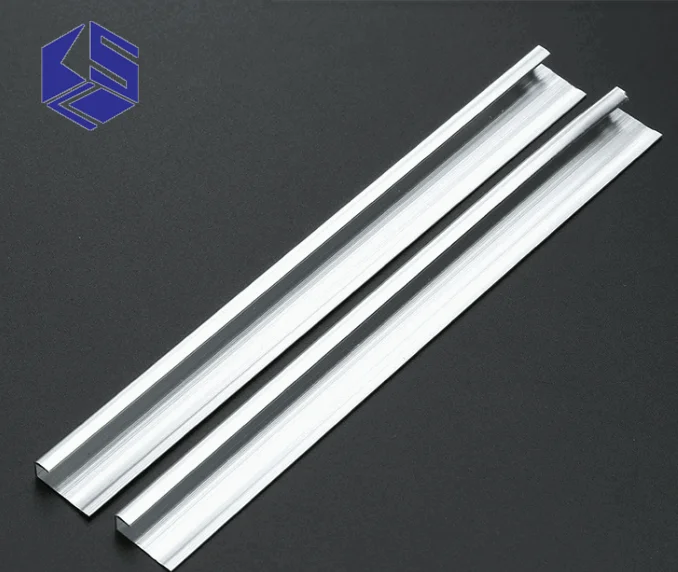 Aluminum alloy decorative line closing strip UV plate card strip wall plate card strip dividing line trimming