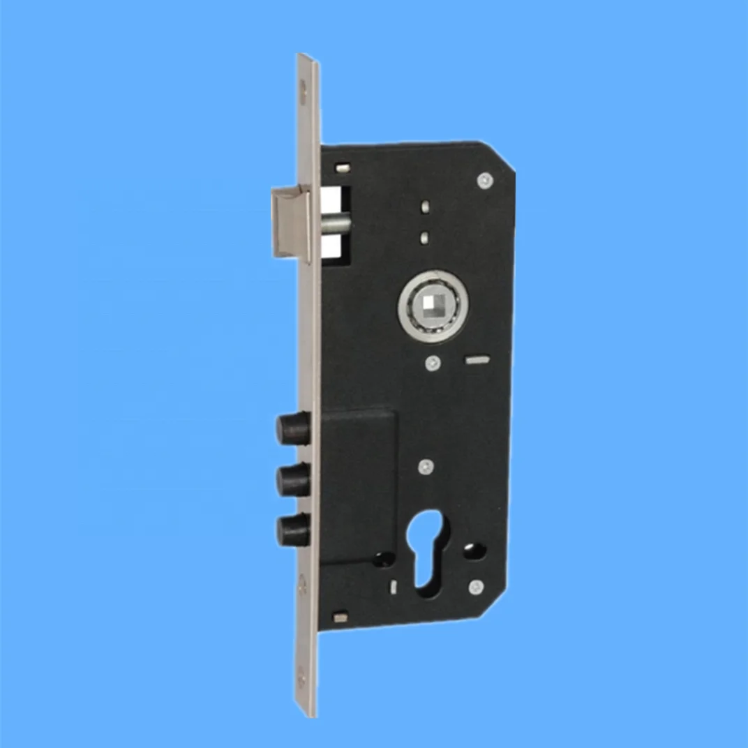 high quality safe cylinder lock with 3 bolts for wooden door