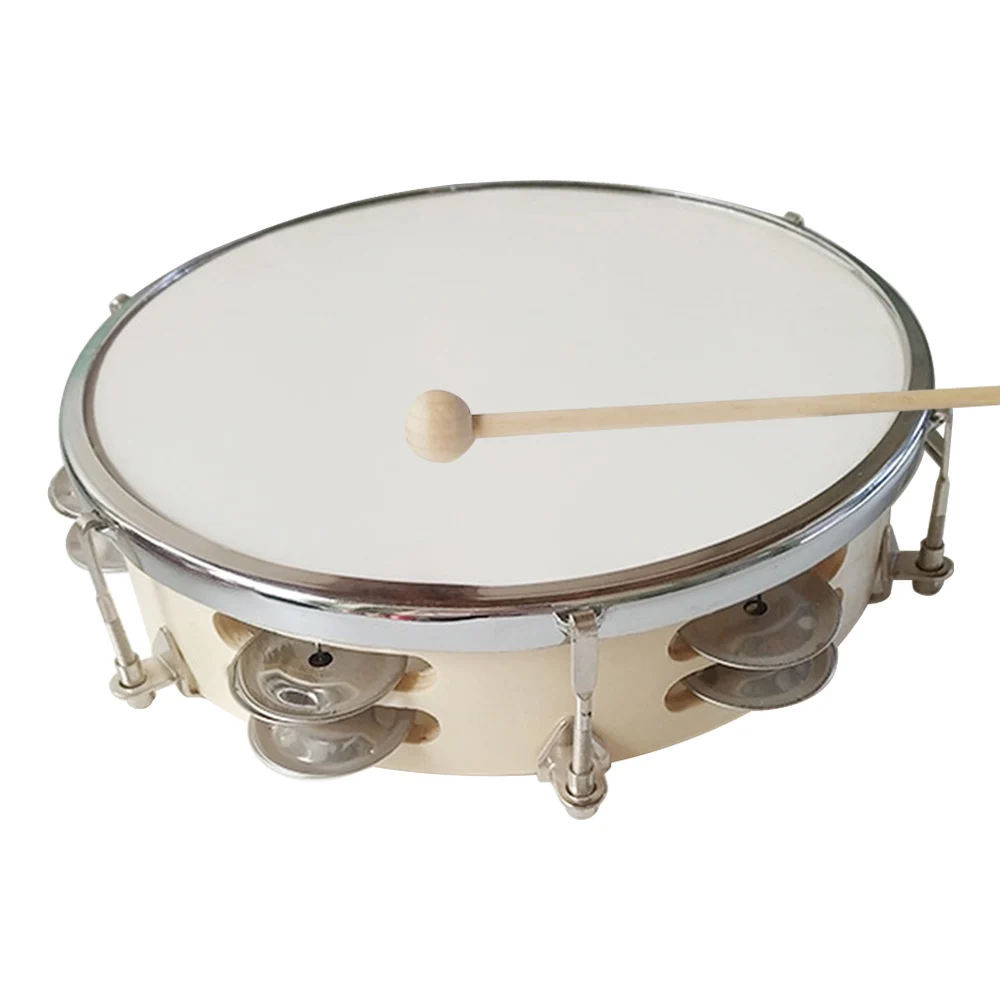10-inch Adjustable Hand Tambourine
