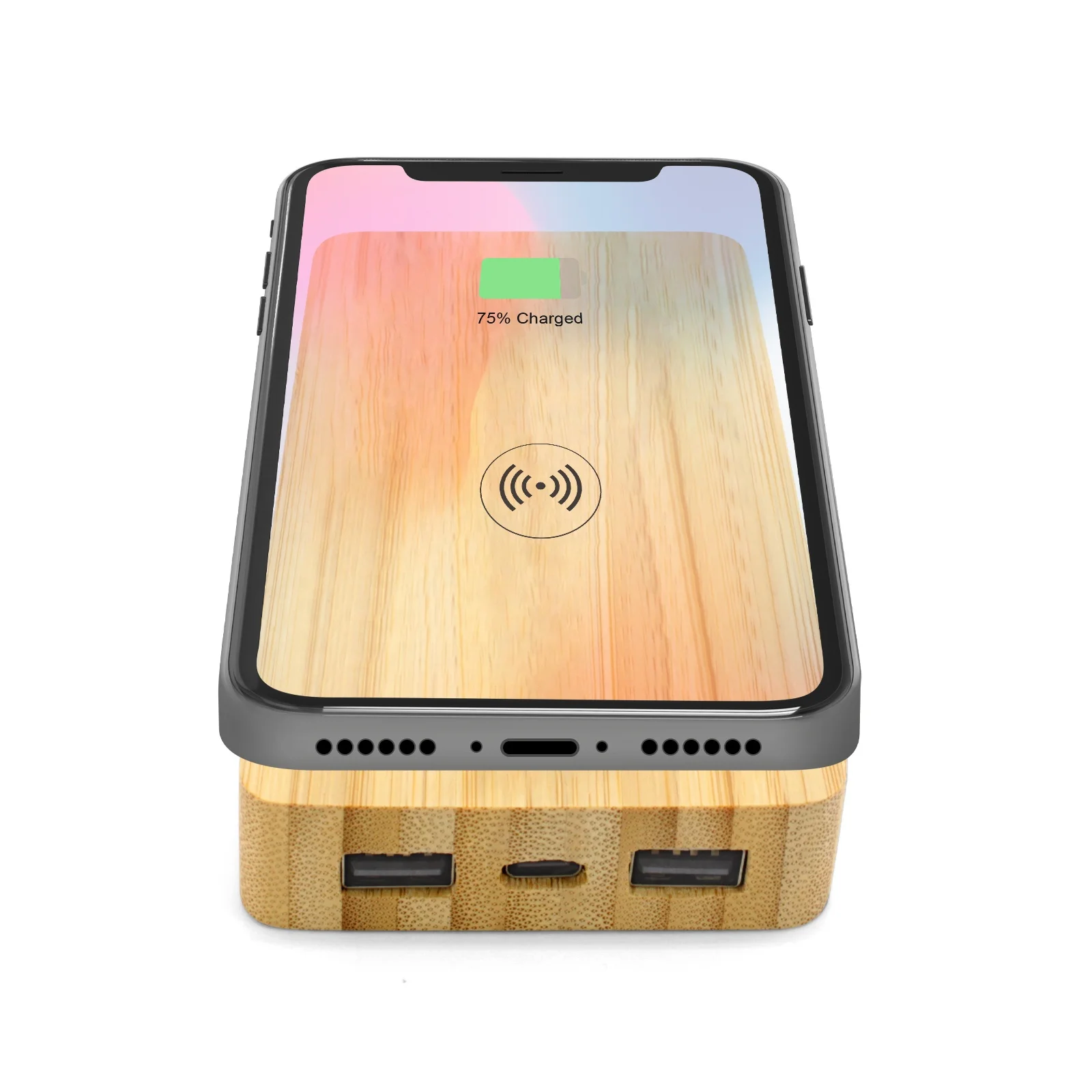 Promotional Solar Power Bank 3 In 1 For Smartphone Power Bank Battery Cell With Luminous Logo