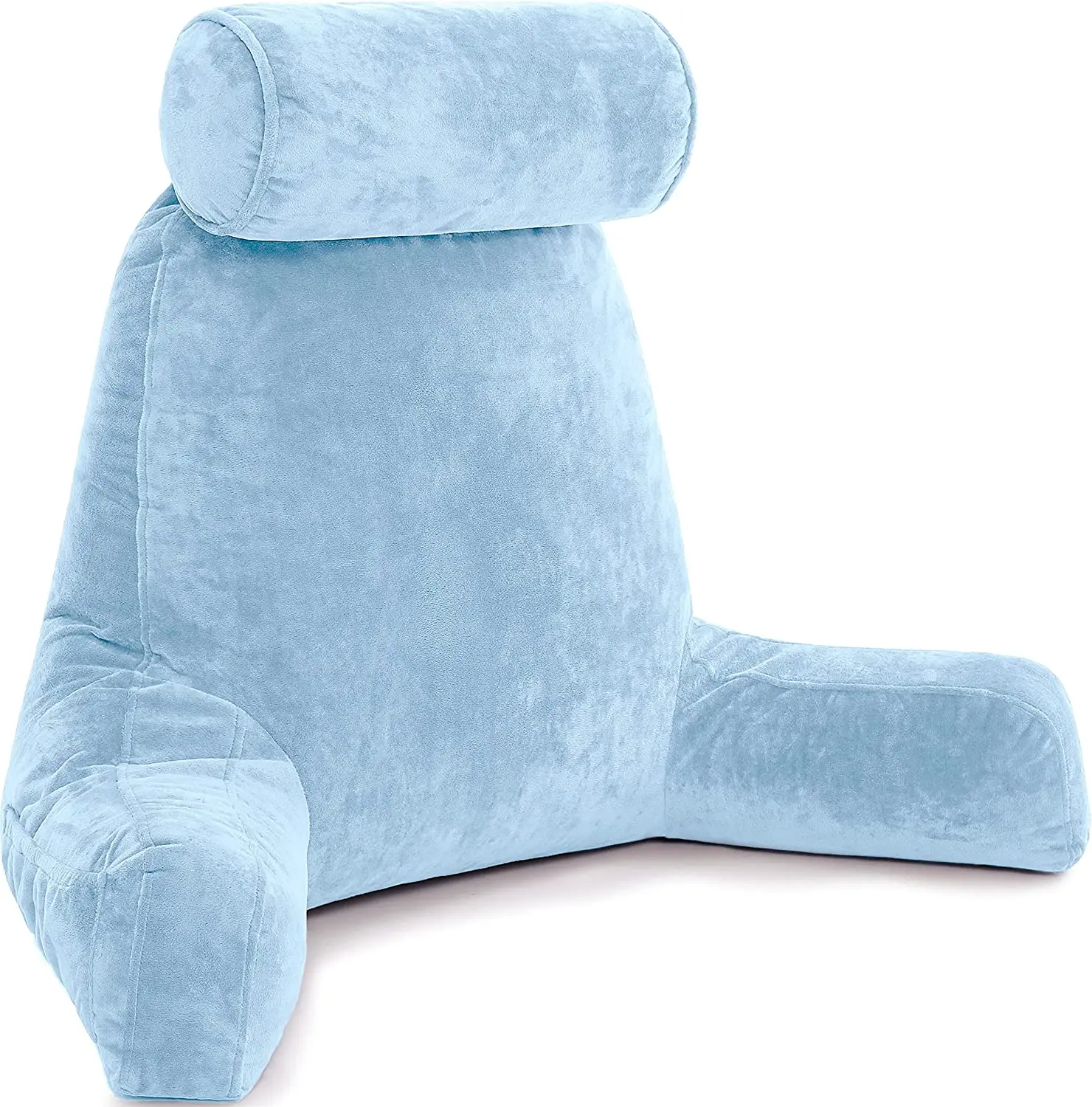 hot selling reading pillow made of super soft mink bed rest pillow deyi home backrest pillow