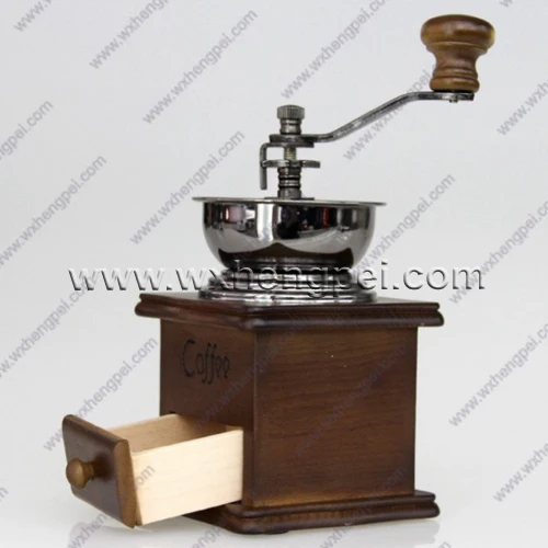 Vintage hand-operated coffee mill /Operated portable espresso Machine