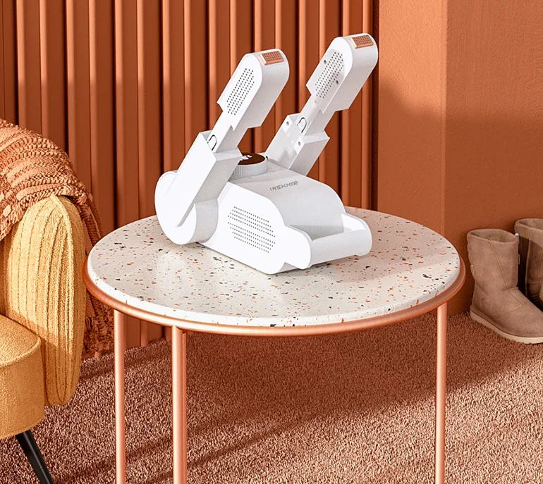 Smart Boot Dryer Electric Shoe Dryer Foldable Telescopic Foot Dryer Eliminate  Bad Odor and sanitize Shoes Socks Warmer