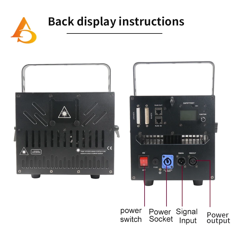 Explosive new products 8w rgb laser light disco dmx laser light for stage wedding
