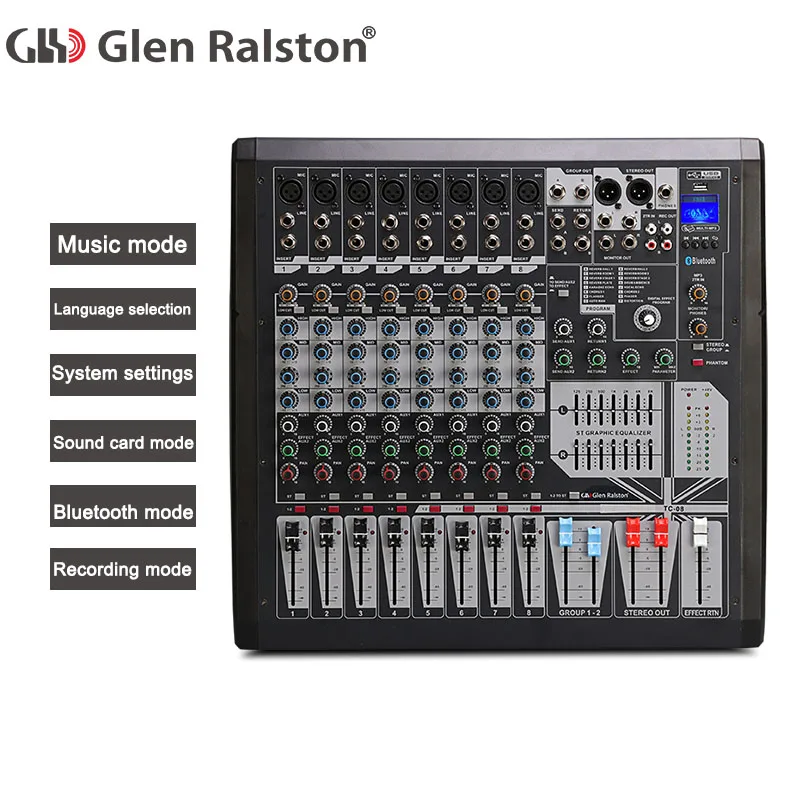 Glen Ralston Professional Mixer Digital M Audio Console Stage