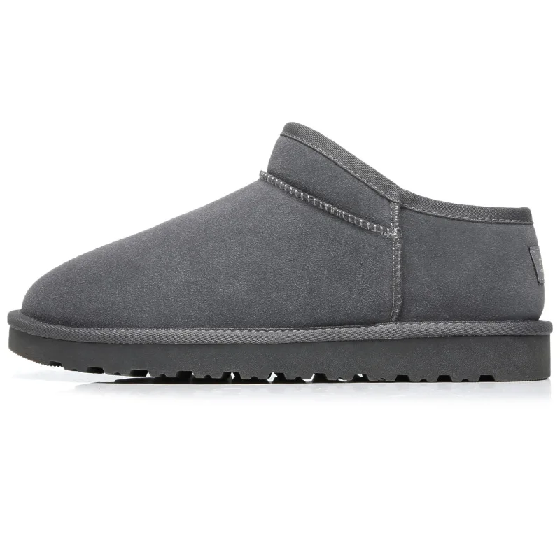 Custom Winter Real Leather Warm Sheepskin Fur Woman Boots Shoes Thick Soles Long Boots For Girls Plush Winter Outdoor Shoes