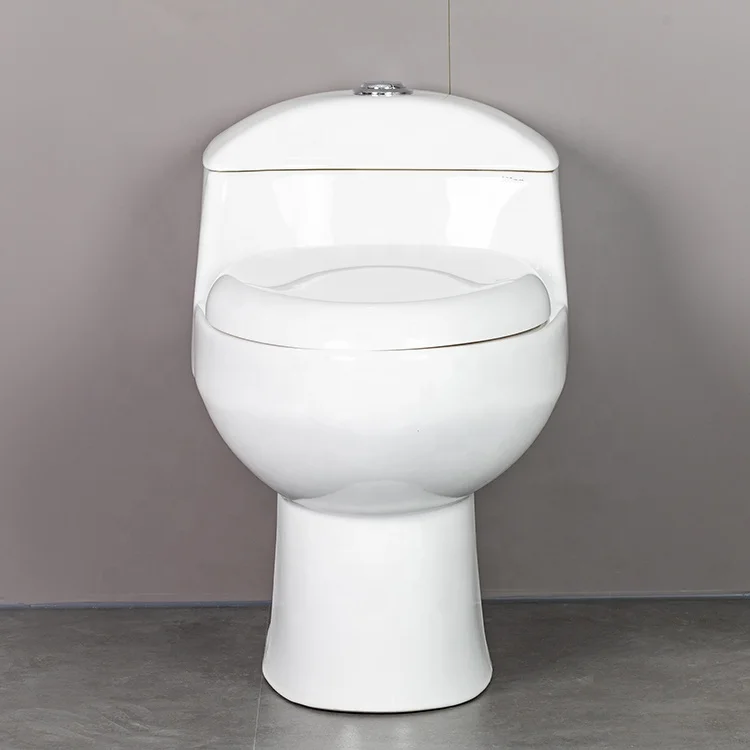 Modern Inodoro Siphonic S trap Water Closet Bathroom Commode WC Cheap One Piece Toilet Bowl