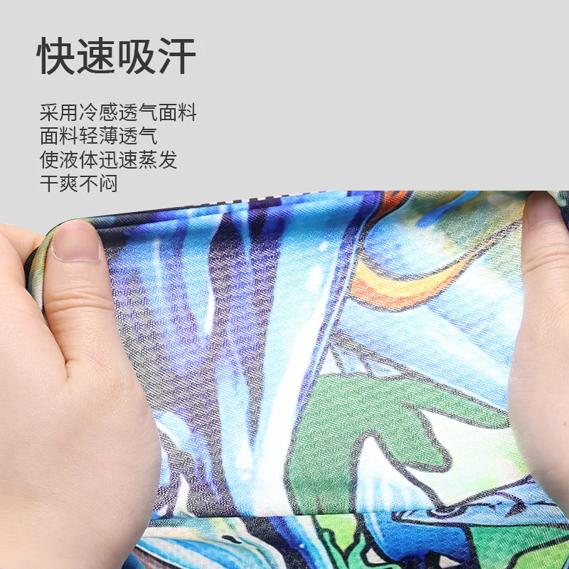 Ice silk coolness neck protection face towel ear hanging UV protection for outdoor sports cycling and fishing
