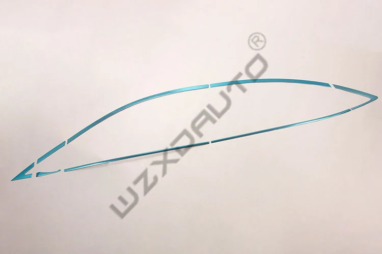 WZXD 10 pcs Car Window Decoration Strip Body Exterior Accessories For Hyundai Accent For Verna 2011 2016