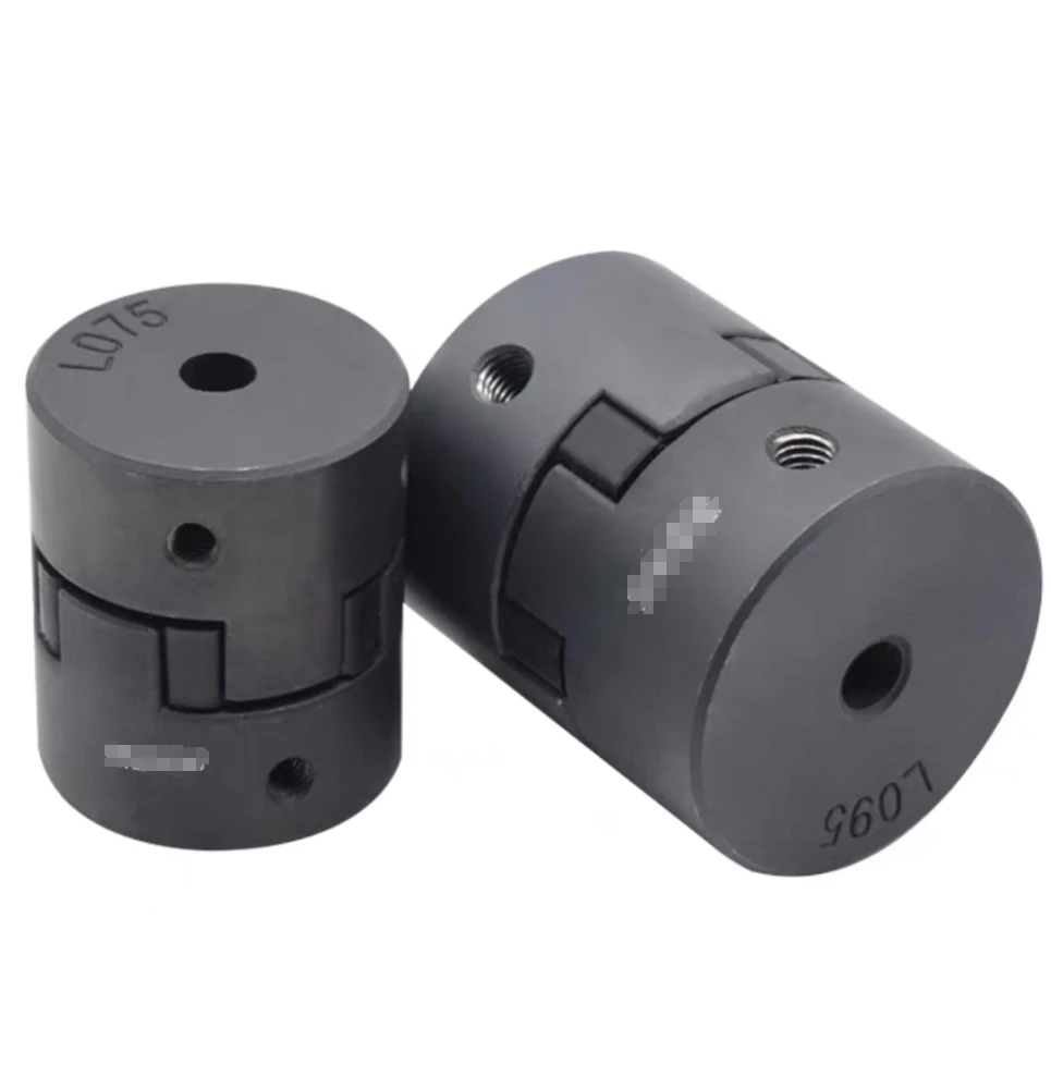 L075 Flexible 3-Piece L-Jaw Coupling Set with Nitrile Rubber Spider