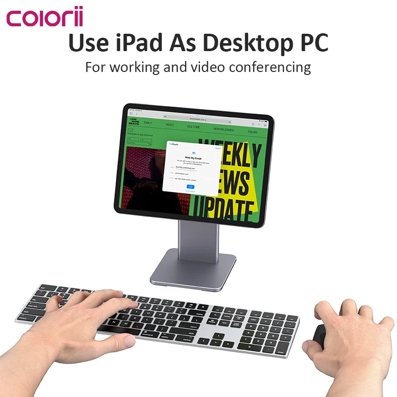 Магнитная подставка Colorii IPC10 для iPad 10 9/11 из алюминиевого сплава