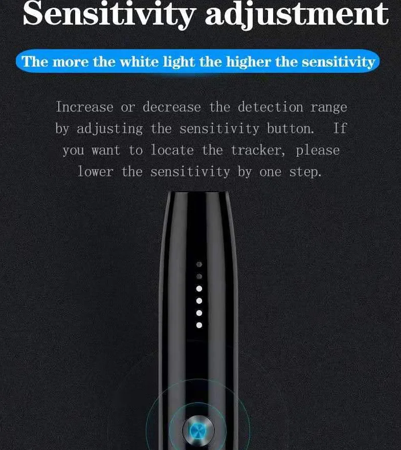 Anti Spy Camera Detector Pen Wireless RF Signal Eavesdropping Pinhole Hidden Audio Bug GSM GPS Wiretapping Device Scanner