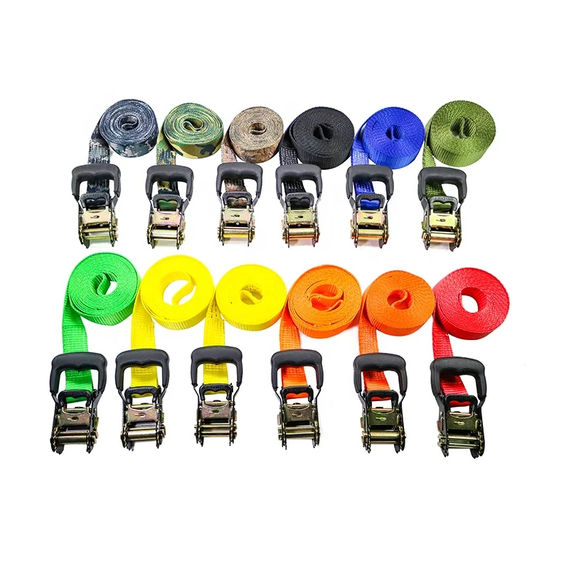 1.5 Inch Heavy Duty Cargo Belt Tie Down Ratchet Lashing Strap For Car