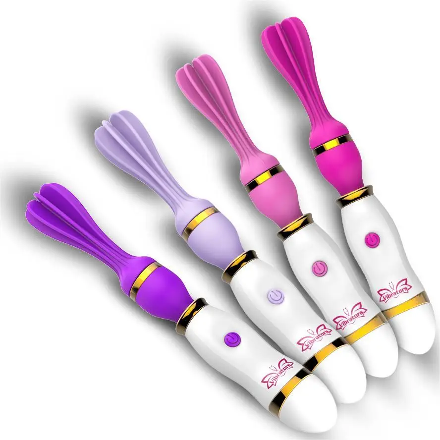 New design silicon woman adult product rotation tease dildo vibration female clitoris massage vagina stimulation sex toys