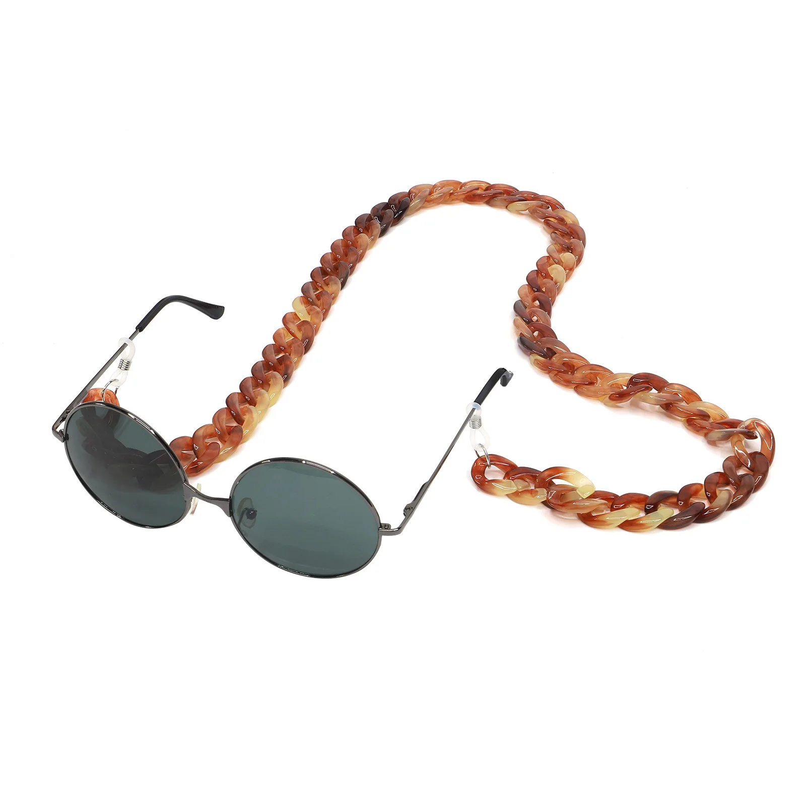 Tortoiseshell Amber Plastic Polyester Acetic Acid Acrylic Sun Reading Glasses Sunglasses Eye Glass Spectacle Holders Chain