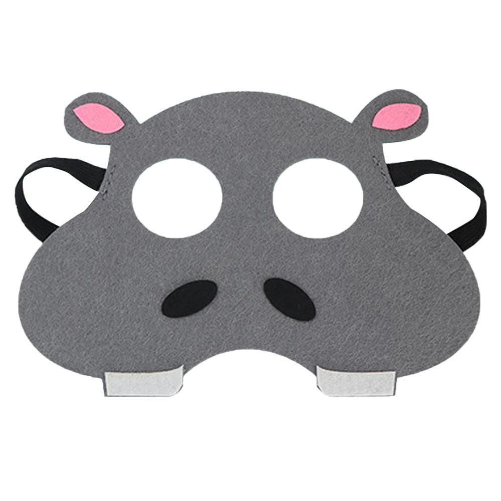 10Pcs Customized Halloween Felt Animals Mask for Kids Christmas Easter Party Masks Animal Costume for Birthday Party Supplies