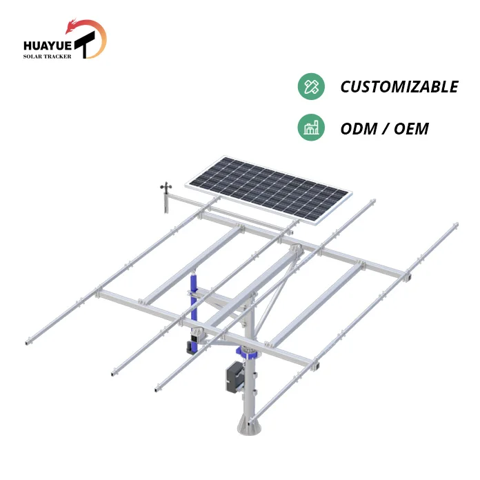 5KW 6KW HYS-10PV-144-LSD Rational construction dual axis sun tracker solar tracker price solar tracker