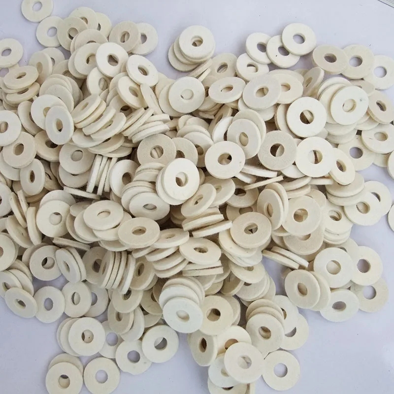 Custom wool felt washer round oil-absorbing wool gasket mechanical seal dust filter felt o-ring gasket