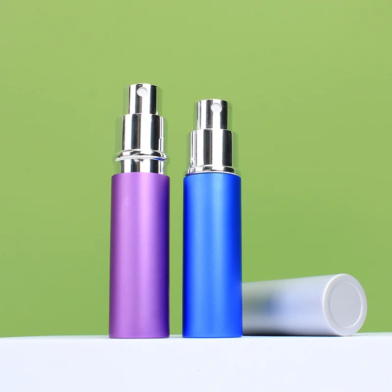 10ml flat head perfume dispenser bottle mosquito repellent alcohol spray small glass metal bottles