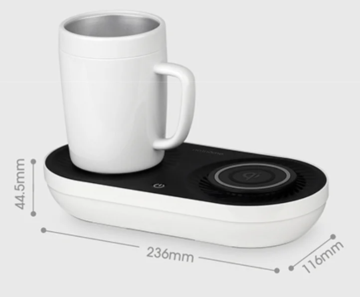 2020 new mug warmer temperature control smart mug with charger for office household