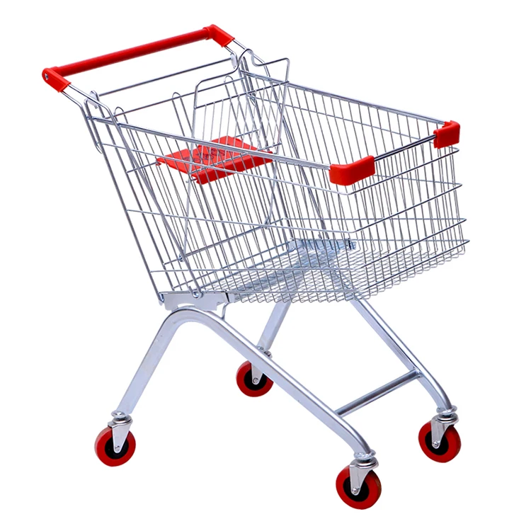Прямая поставка с завода прочная металлическая тележка для покупок