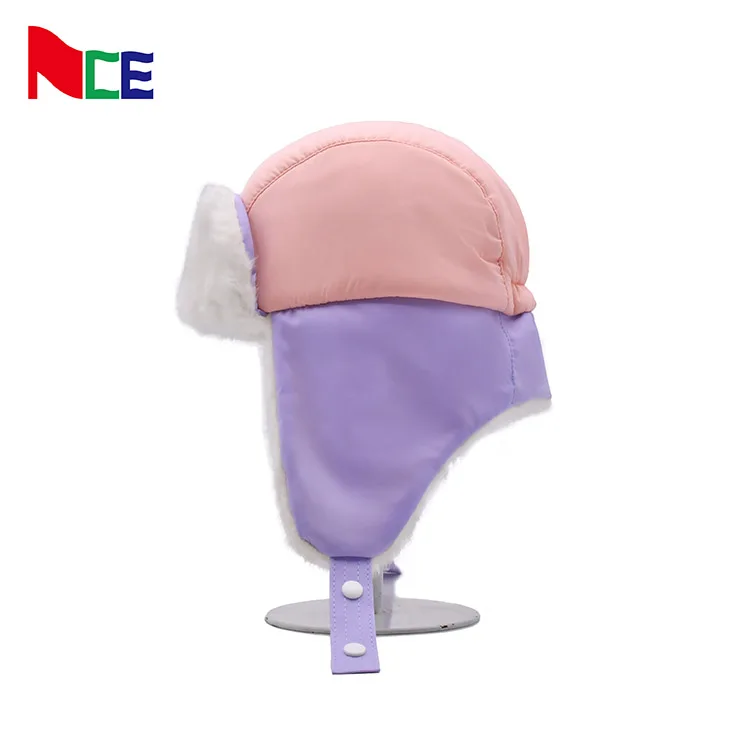 Winter Trooper Hat Customized Faux Fur Ear Flap Trapper Russia Hat Padded Trooper Hat for Men Women