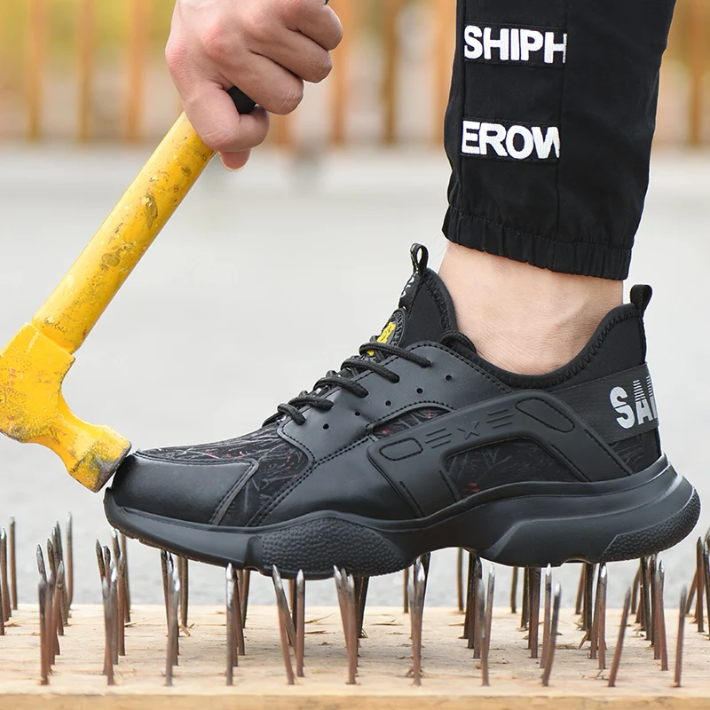 Dropshipping shoes Good Price Made in China Working Leather Men Safety Shoes with Steel
