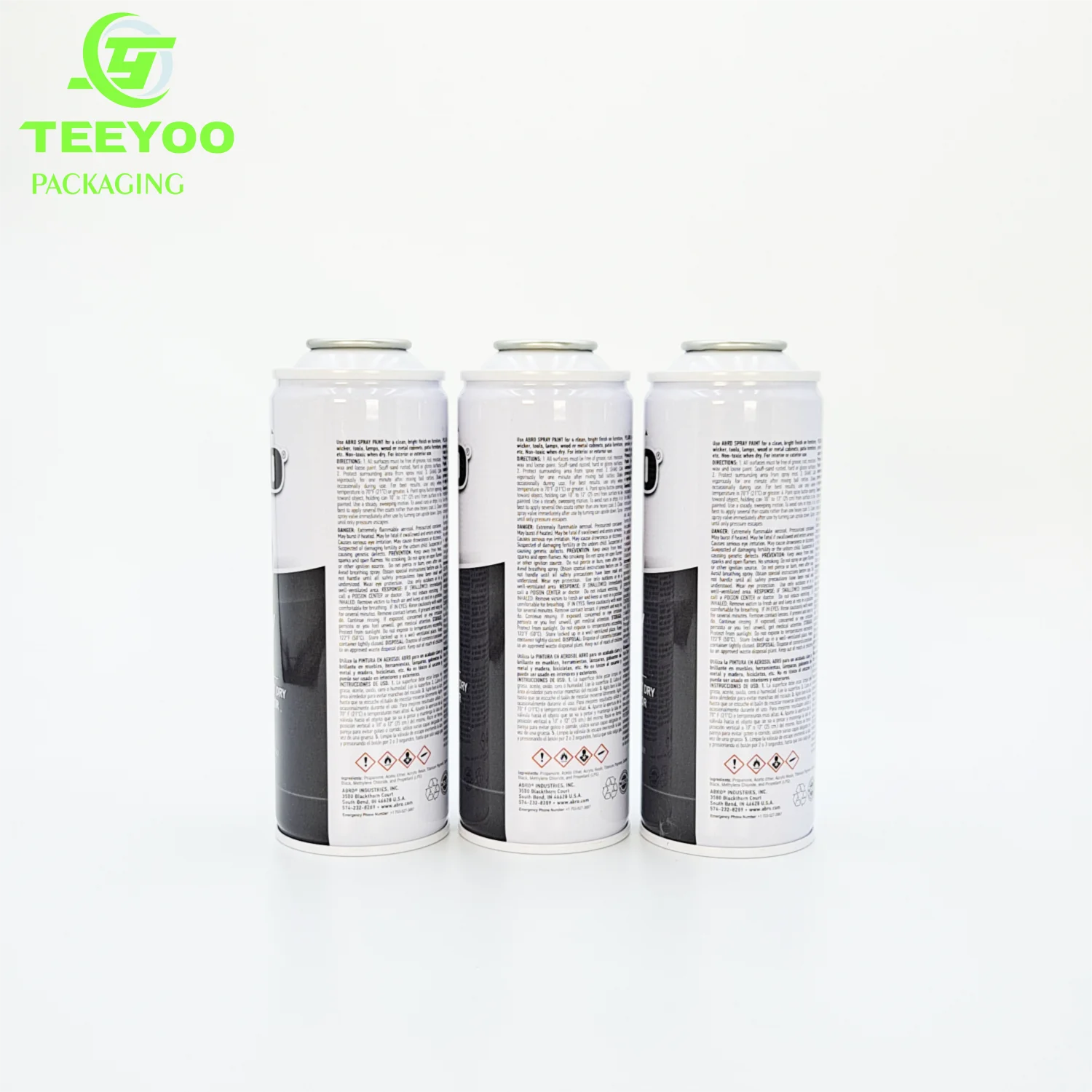 New design spray paint tinplate cans empty oxygen aerosol gas can