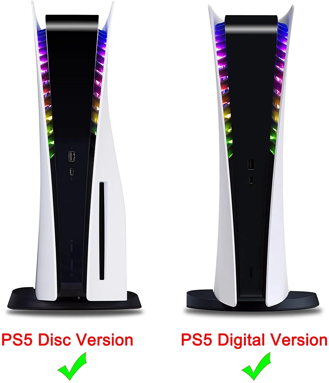 Светодиодная лента для украшения вашей игровой консоли подходит PS5 5050 RGB изменения цвета 44 клавиша пульт дистанционного управления 5 в