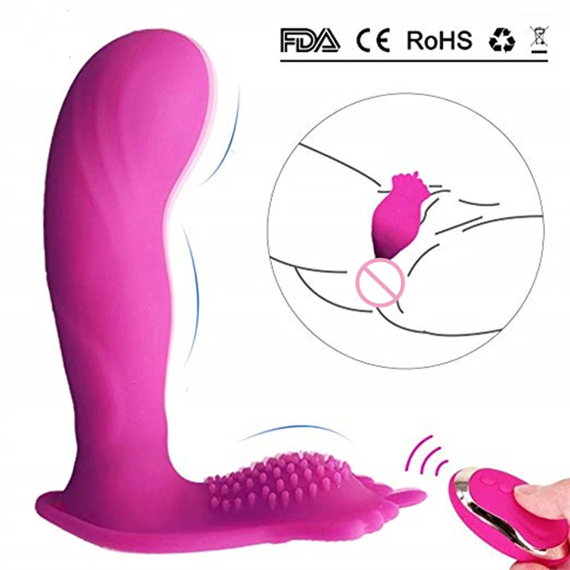 10 Multiple Speed Wireless Remote Control Vibration Superior Enjoy Love Toys Wearable Butterfly Massager