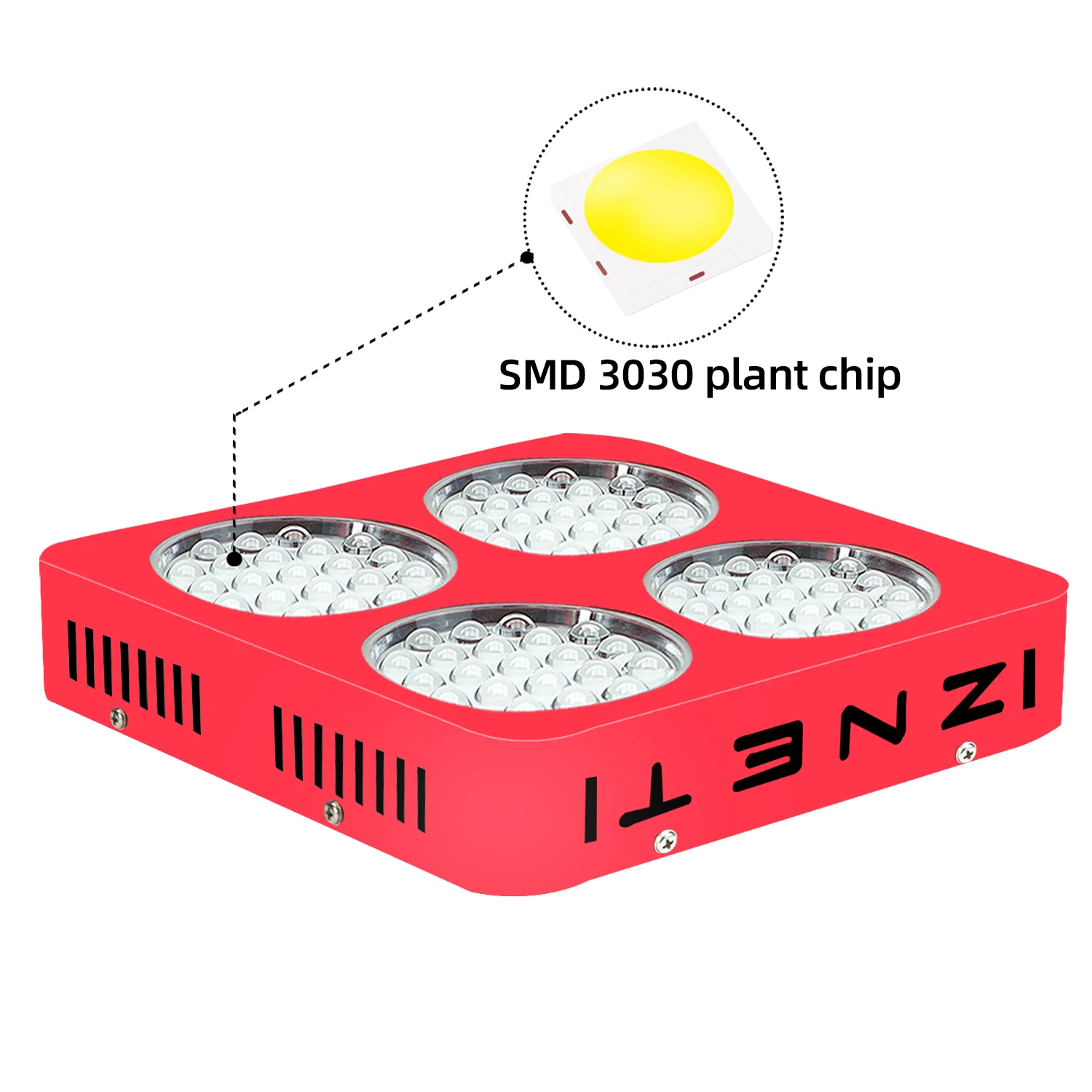 
ZNET4 100W Full Spectrum Indoor LED Pflanzenlampe LED Grow Lampe Light for Plants Blooming 