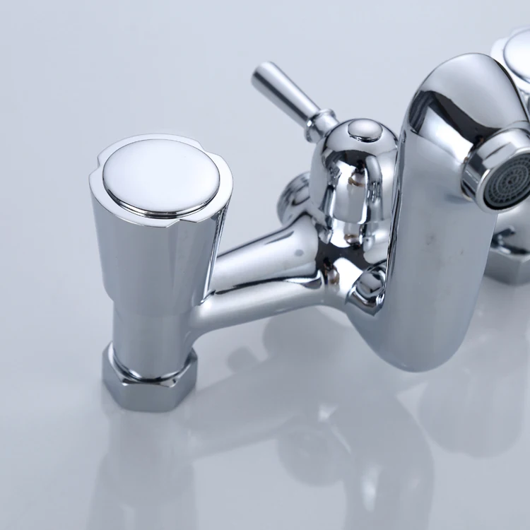 Wall Mounted Middle East Design Two Way Brass Bath Shower Mixer Set Taps Water Faucets with Cold and Hot Water