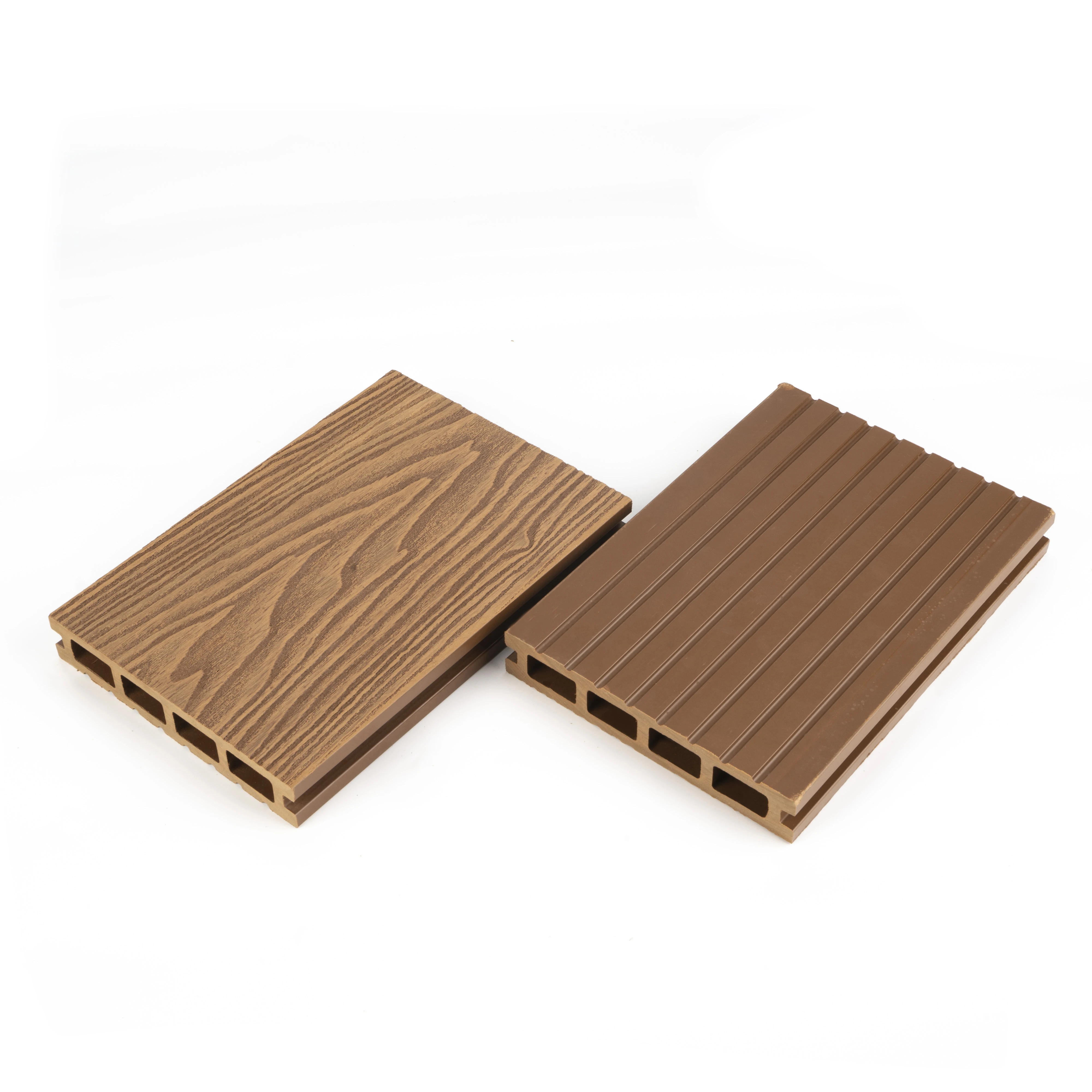 Eco-friendly Wood Plastic Composite Waterproof Modern Design Outdoor 3D embossed Wpc Decking