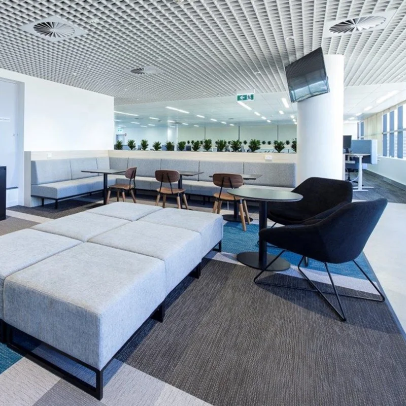 Luxury Interior  Decoration Aluminum Open Grille Ceiling For Shopping Mall