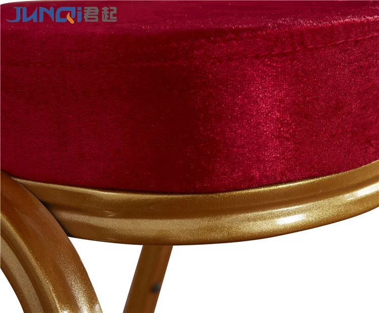 Низкая цена, прочный высококачественный стальной металлический Банкетный Штабелируемый стул для отеля, ресторана