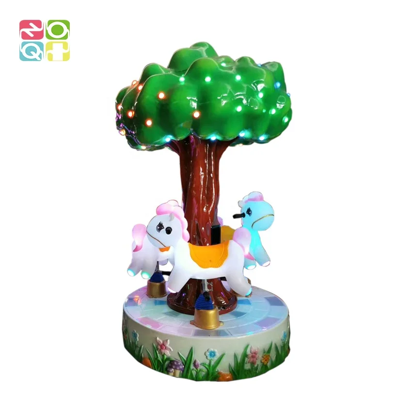 3 Player 6 Player Amusement Merry Go Round Playground Equipment Carousel Ride For Kids