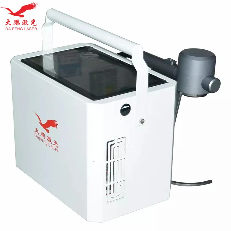 Raycus Fiber Laser Nameplate Carving Apparatus Portable Handheld Engraver Mini Marking Equipment For Copper 50W 30W 20W Optional