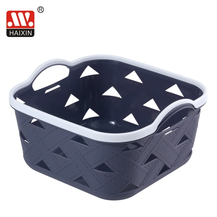 HOT Home Fruit Snack Storage Household Storage Plastic Basket With Handle
