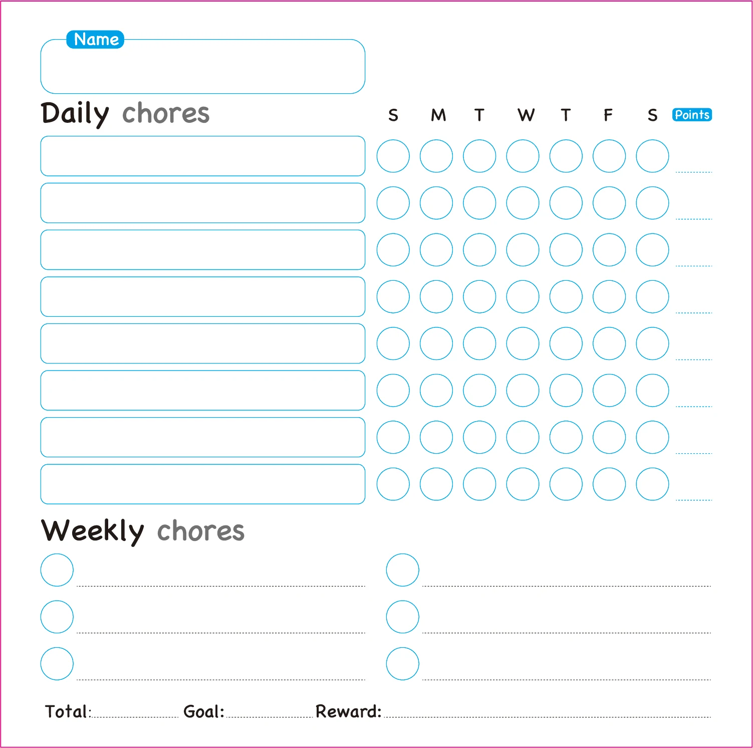 3Pcs Magnetic Dry Erase Board Behavior Chore Chart 10 Markers Reward Custom for Family Kids Daily Responsibility