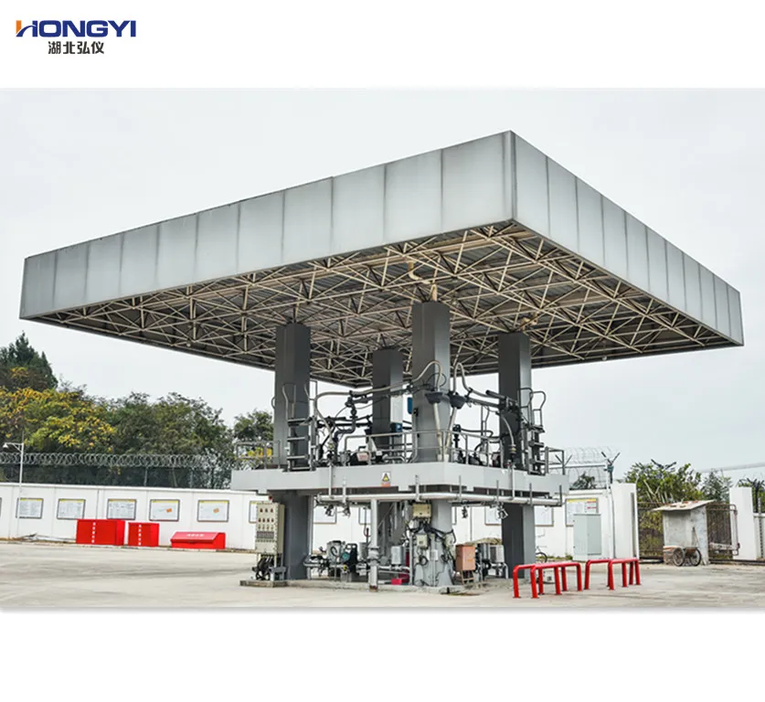 Skid-mounted with gate barrier system PLC system Automatic quantitative loading facilities for oil depot and chemical liquid