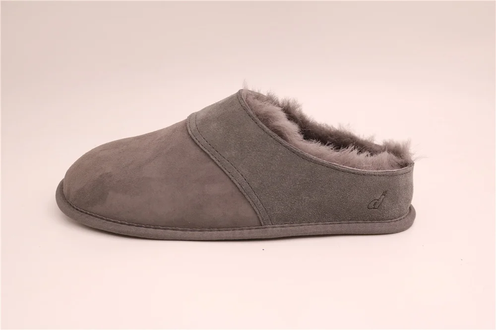 
Winter Real Wool Cute indoor winter heel slippers shoes slippers shoes outdoor women 