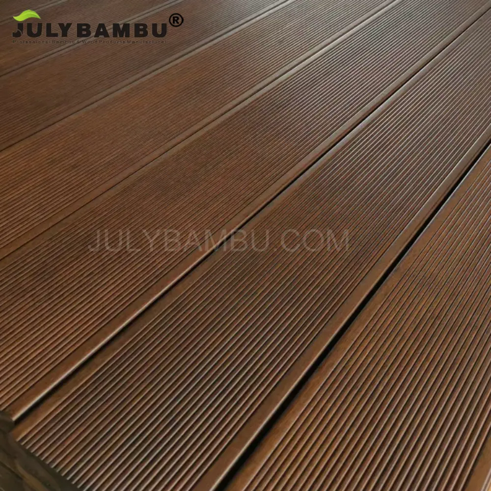 Factory Price Terrace Boards Woca Oiled Finished Decking Outdoor Bamboo Wood Flooring For Hospital