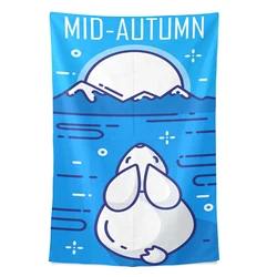 New Bedroom Dorm Living Room Home Decor Custom Logo 60*40inch Polyester cute animal Wall Tapestry customs logo