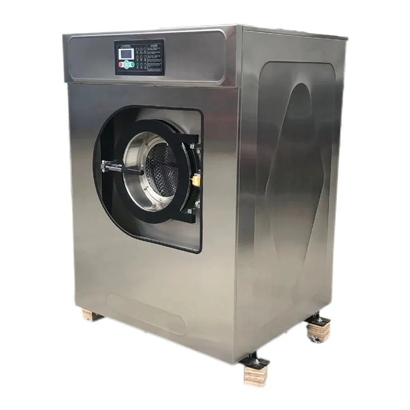 Industrial washing machine with dryer and ironing suspension type industrial washing machine and dryer with good performance