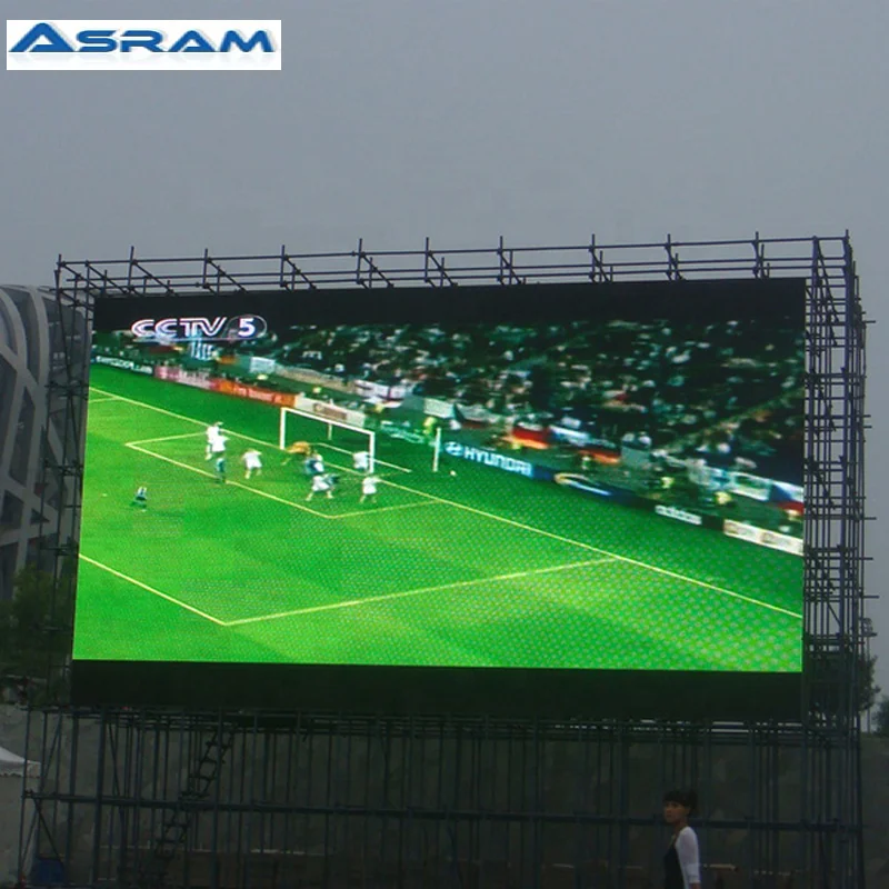 P10 Full Color outdoor hd led video display screen / modules with good price