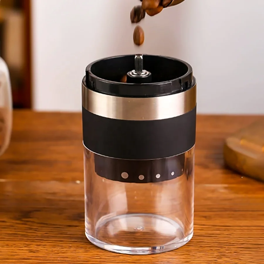 New Product USB Rechargeable Stainless Steel Electric Coffee Grinder Portable