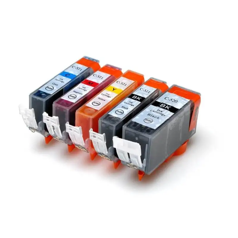 Ocinkjet PGI-520 PGI-521 CLI-520 CLI-521 Refillable Ink Cartridges For Canon PIXMA MP540/MP550/MP560/MP620 Printer