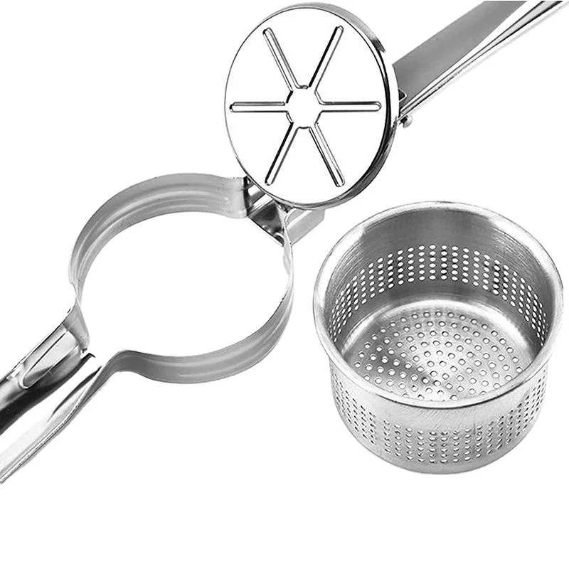 Kitchen Gadget 14 oz Stainless Steel Potato Ricer Masher